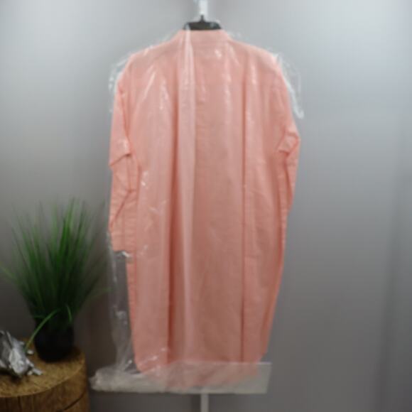 The J. Peterman Company Pink Cotton Shirt Dress Size L NWT - Picture 2 of 3